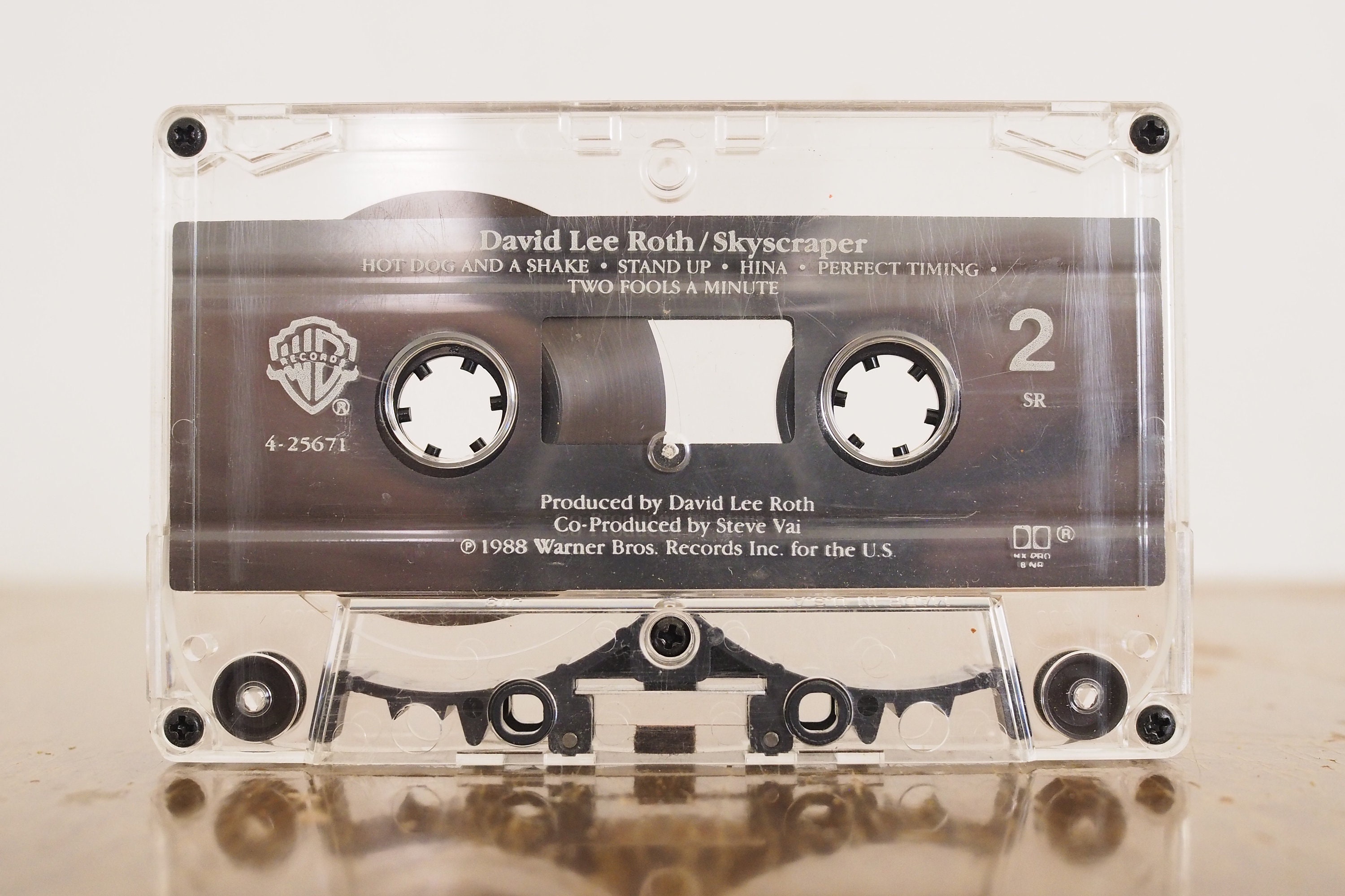 【DEAD CLAW】Cassette Tape David Lee Roth Sykscraper Cassette Tape Sire Warner Bros