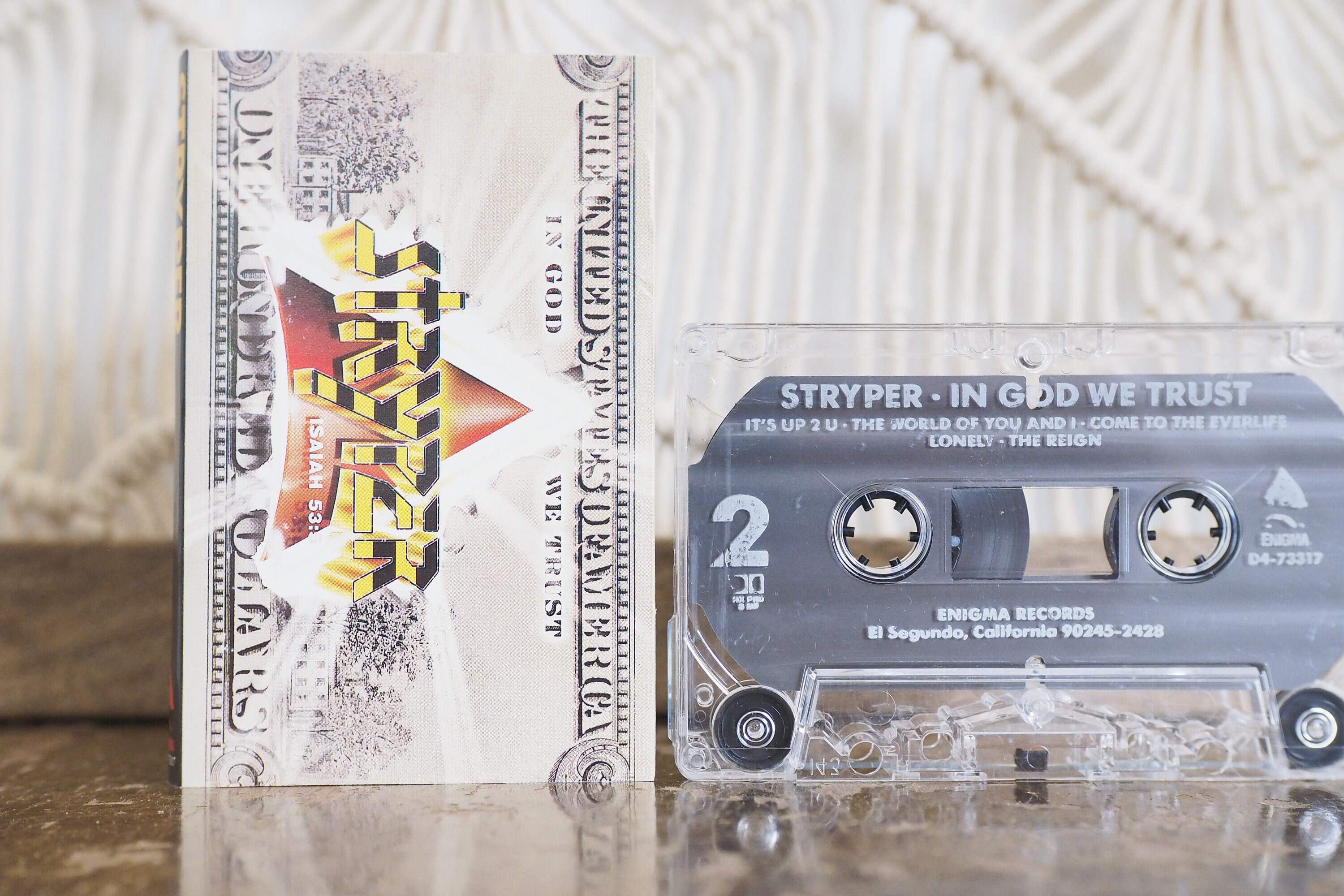 Stryper in God We Trust Cassette Tape Dolby Enigma D4-73317 - Etsy