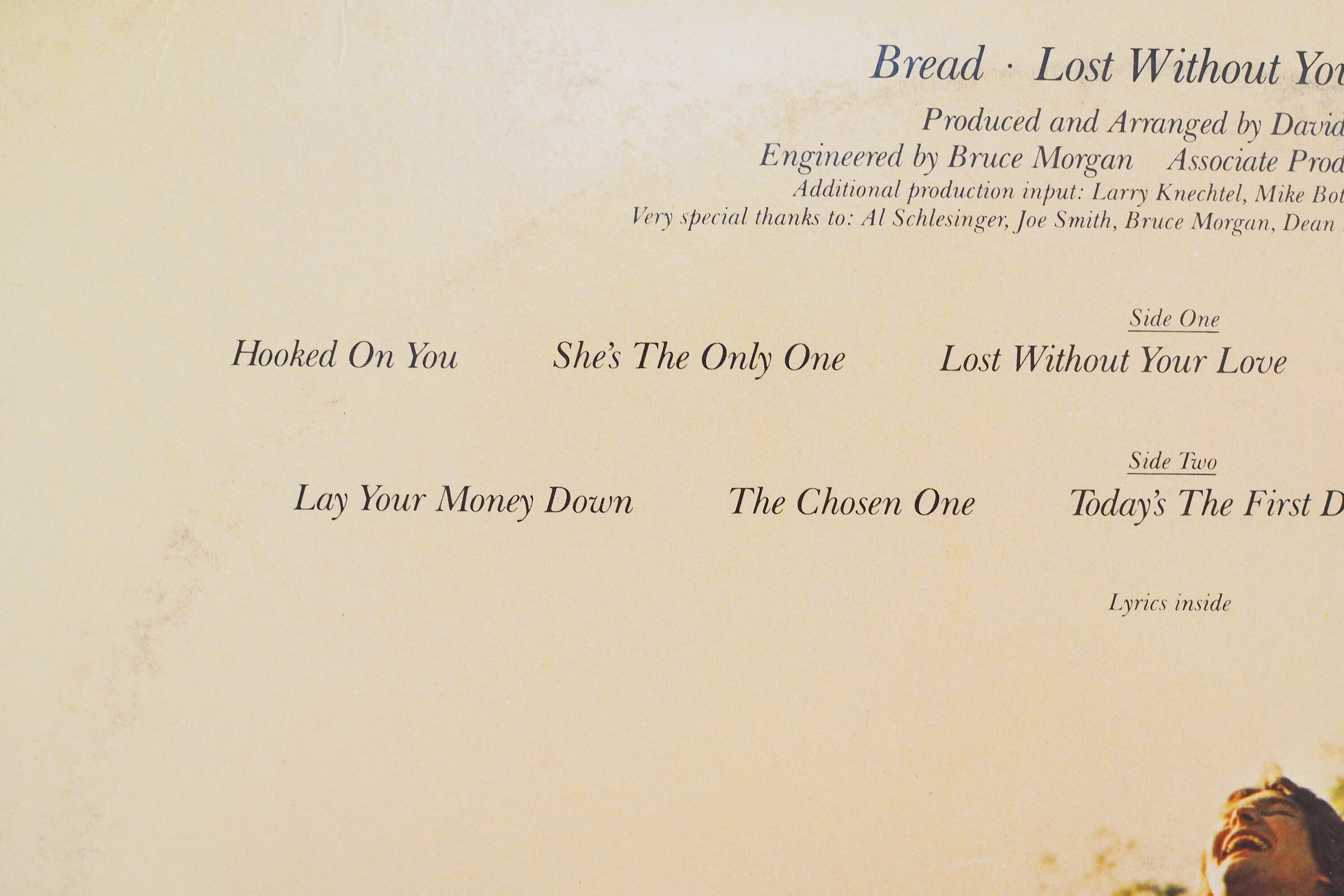 Bread – Lost Without Your Love Lyrics