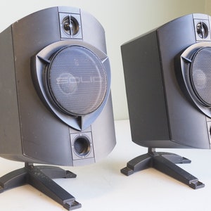 Bower and Wilkins Rock Solid Speakers With Stands Incredible - Etsy