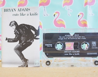 Bryan Adams Cuts Like A knife Cassette tape dolby A and M records cs-3288