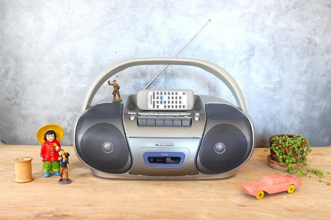 Panasonic Rx-d29 Portable Boombox Vintage Cassette Deck/cd Player