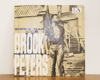 Brock Peters - Sing A Man LP Vinyl Record - UAS-6041 - NM/vg+