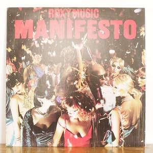 Roxy Music Manifesto Record Album lp Vinyl Record 33RPM atco sd-38-114