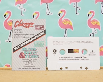 Chicago & Blood Sweat Tears Live Cassette Tape