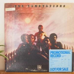 The Temptations 1990 Let Your Hair Down Vinyl Record Album 33 RPM 1970 Promo Copy gordy G-966V1 Insert