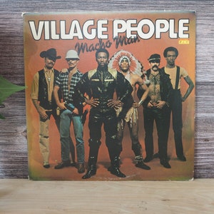 Village people Macho Man album ep Vinyl Record 33RPM Casablanca NBLP-7096