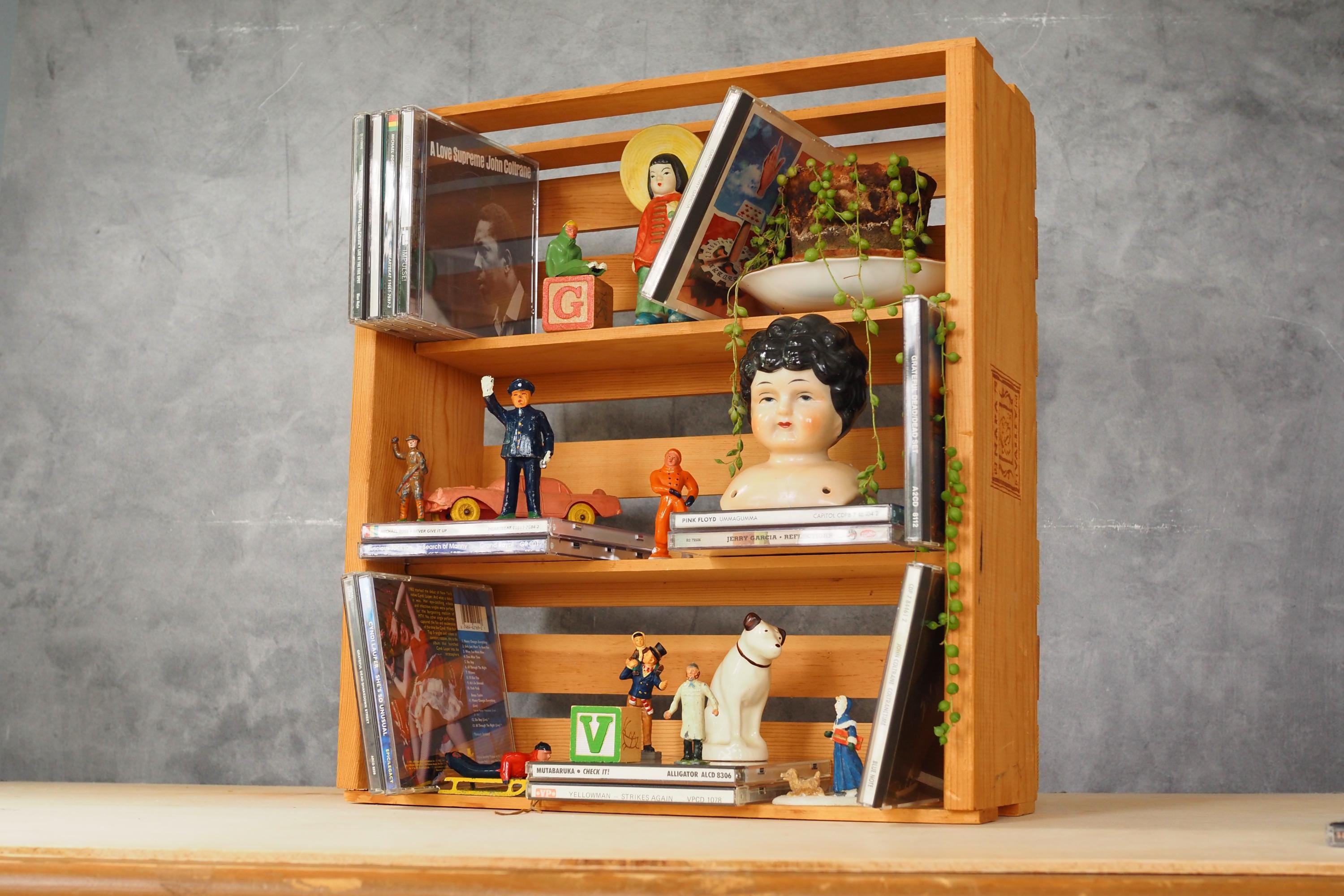 NAPA VALLEY 木製ラック 2個セット 収納ケース　おまけ付き Napa Valley Shelf - Etsy