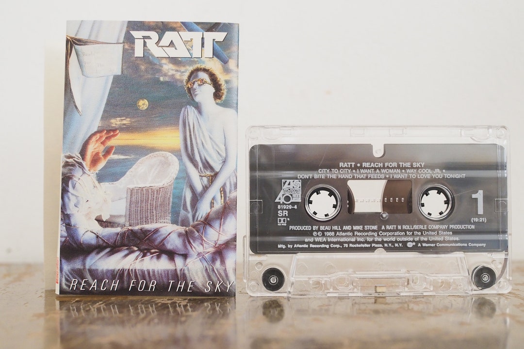 Ratt Reach for the Sky Cassette Tape Album Dolby Atlantic 81929-4-7 - Etsy