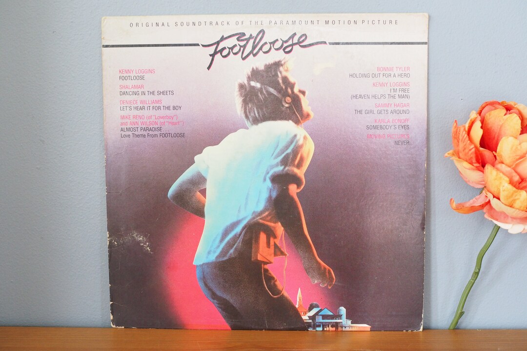 Footloose Motion Picture Soundtrack Album Lp Vinyl Record Etsy