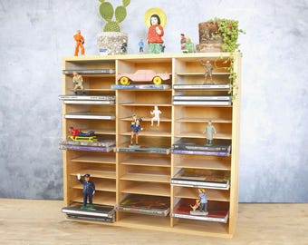 Vintage Y2K CD Rack Tower Grey and Blue - Etsy