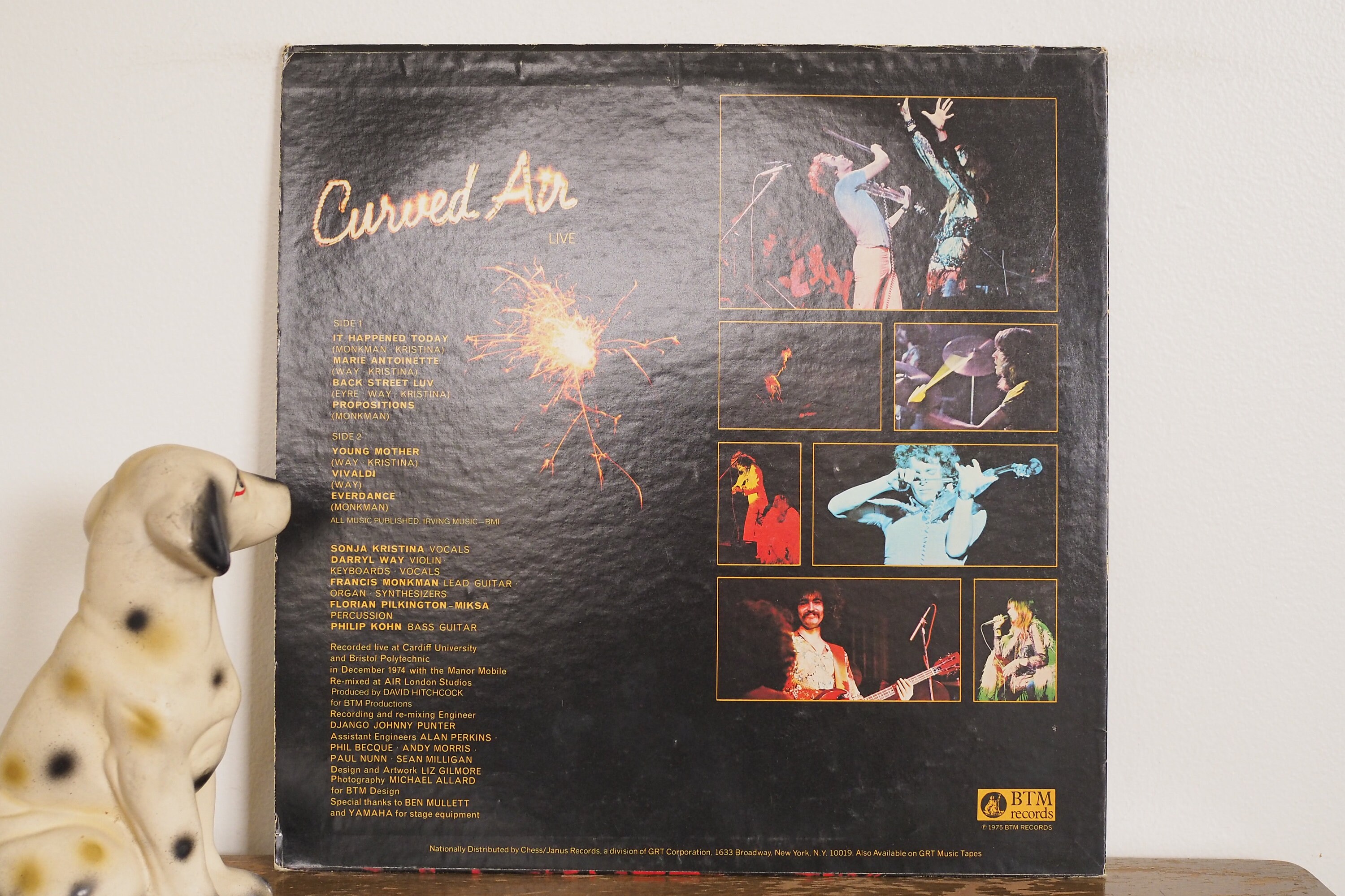 Curved Air Curved Air Live Album lp Vinyl Record 33RPM BTM Etsy