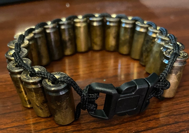 9mm Bullet Shell Casing Bracelet Etsy