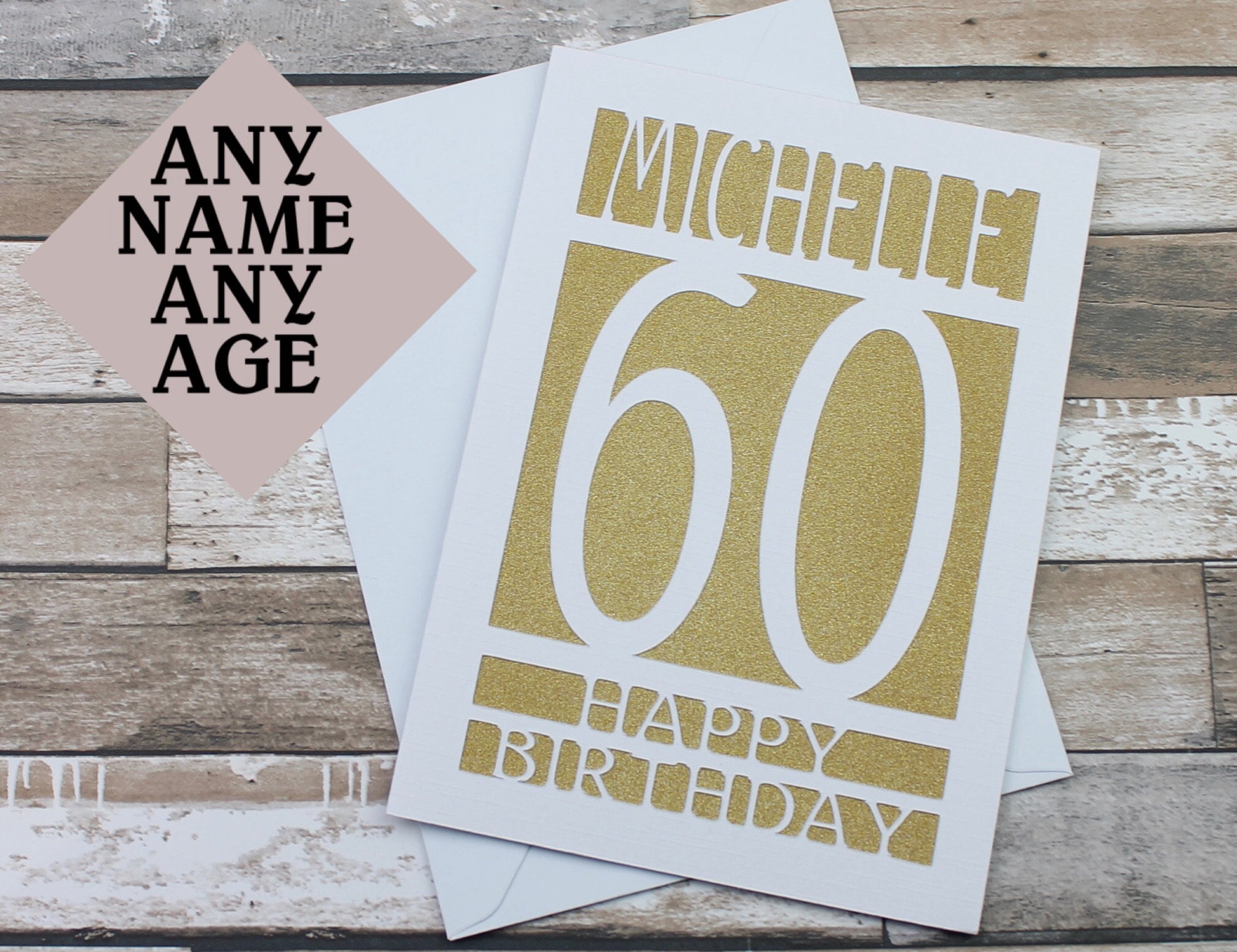 Personalised 60th Birthday Card Male Husband Friend Dad Uncle Grandad