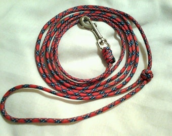 Paracord small dog leash Hand Made you pick the color (6 foot)