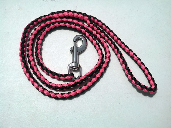 Paracord Large Dog Leash Braided Hand Made You Can Pick 2-color (4