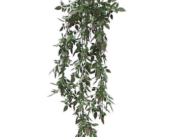 Planta ángel artificial colgante resistente a los rayos UV y al fuego de 76 cm