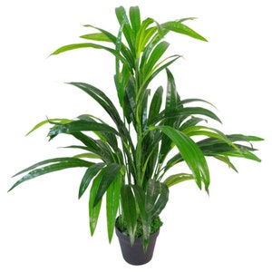 65cm Leaf Design Uk Realistic Large Artificial Foliage Plant With Pot