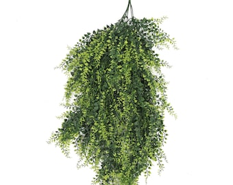 Planta artificial colgante resistente a los rayos UV y al fuego de 85 cm