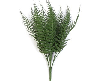 Tallo de helecho artificial resistente al fuego de 35 cm