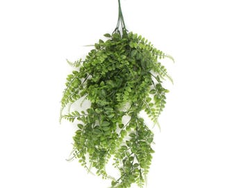 Pothos artificial colgante, resistente a los rayos UV y al fuego, 85 cm