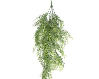 Helecho artificial colgante resistente a los rayos UV y al fuego, 82 cm