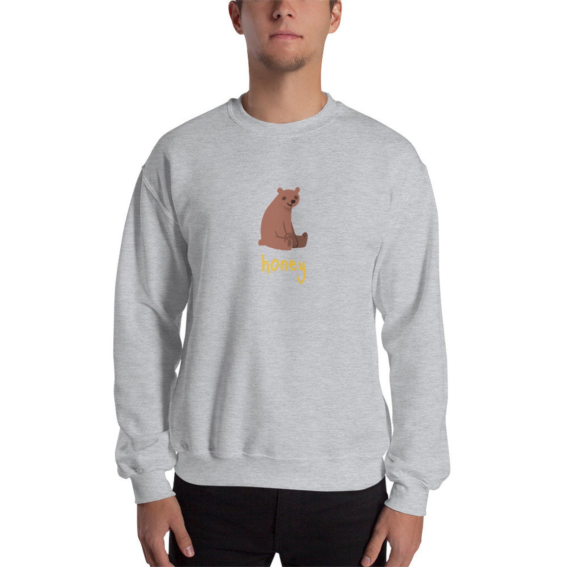 Bear Sweatshirt Etsy
