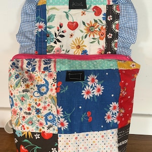 Mini mochila patchwork imagen 5