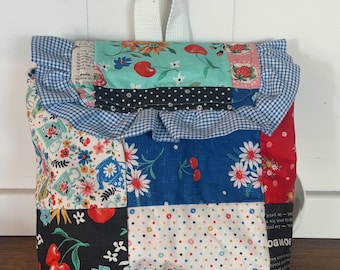 Patchwork Mini Backpack