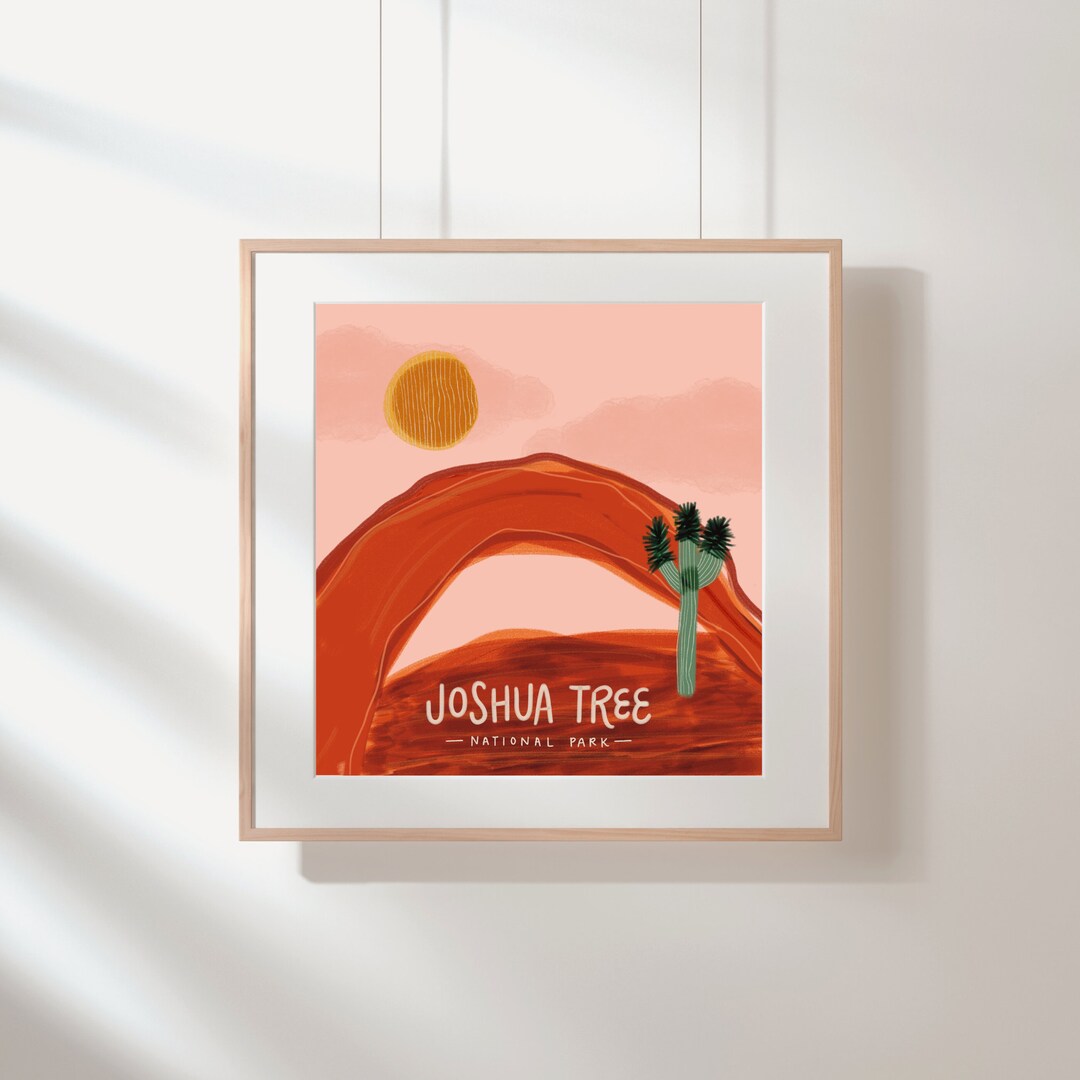 Joshua Tree National Park 10" X 10" Art Print - Etsy