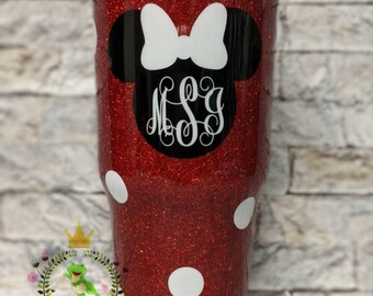 Minnie Mouse Inspired Tumbler