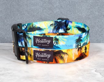 Island Time Dog Collar - Beach | Tropical | Hawaiian