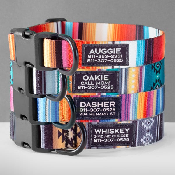 Personalized Dog Collar | Customized | Personalize | Custom | Tribal