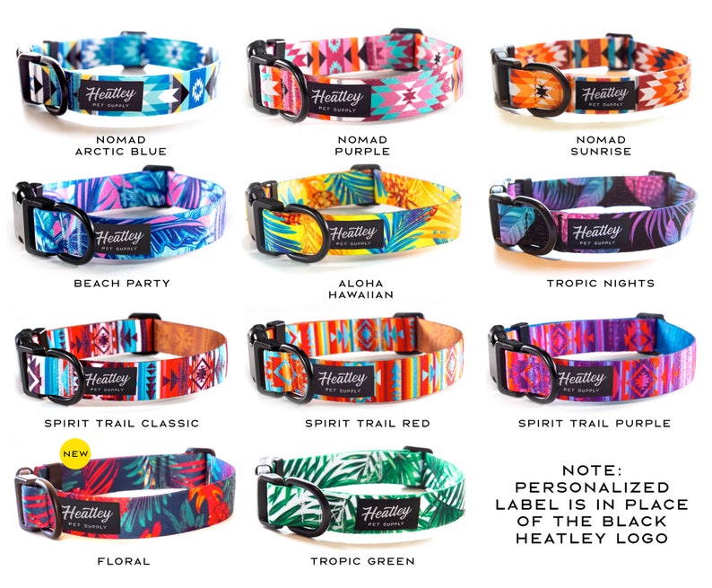 Personalized Dog Collar Customized Personalize Custom Pattern image 4