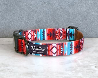 Spirit Trail Classic Dog Collar - Tribal | Aztec | Navajo Style