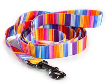 Bright Stripes Dog Leash - Lead | Pattern | Colorful | Modern