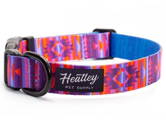 aztec print dog collar