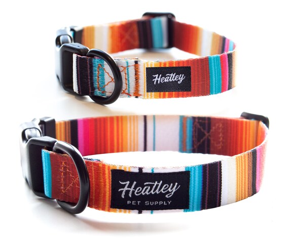 Mexican blanket dog clearance collar