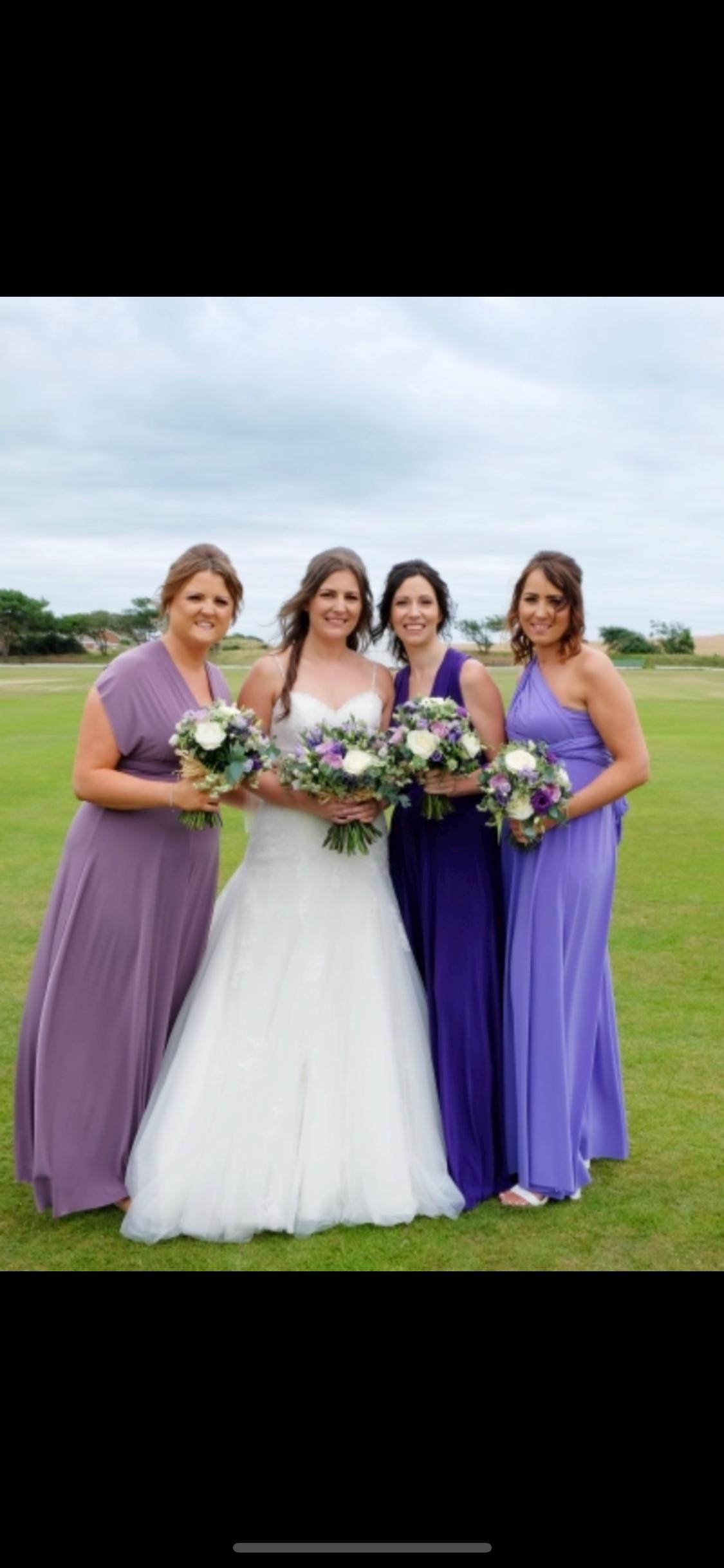 lilac multiway bridesmaid dress Lilac Ruched One Shoulder Chiffon Floor Length Bridesmaid Prom Dress