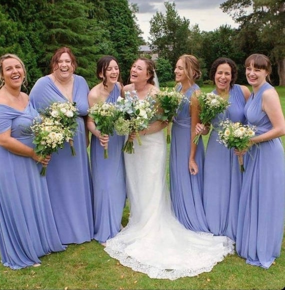 periwinkle bridesmaid dresses