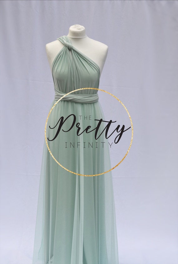 SOFT MINT TULLE Multiway Dress 