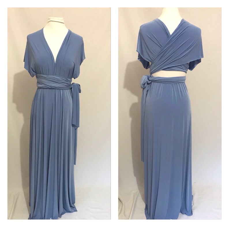 BLUEBELL Bridesmaid Dress Infinity Dress Twist Wrap Dress Prom Etsy UK