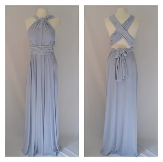 powder blue infinity dress