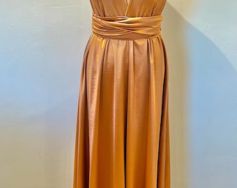 Satin Multiway Bridesmaid Dress: Handmade, Prom, Wedding, Evening wear