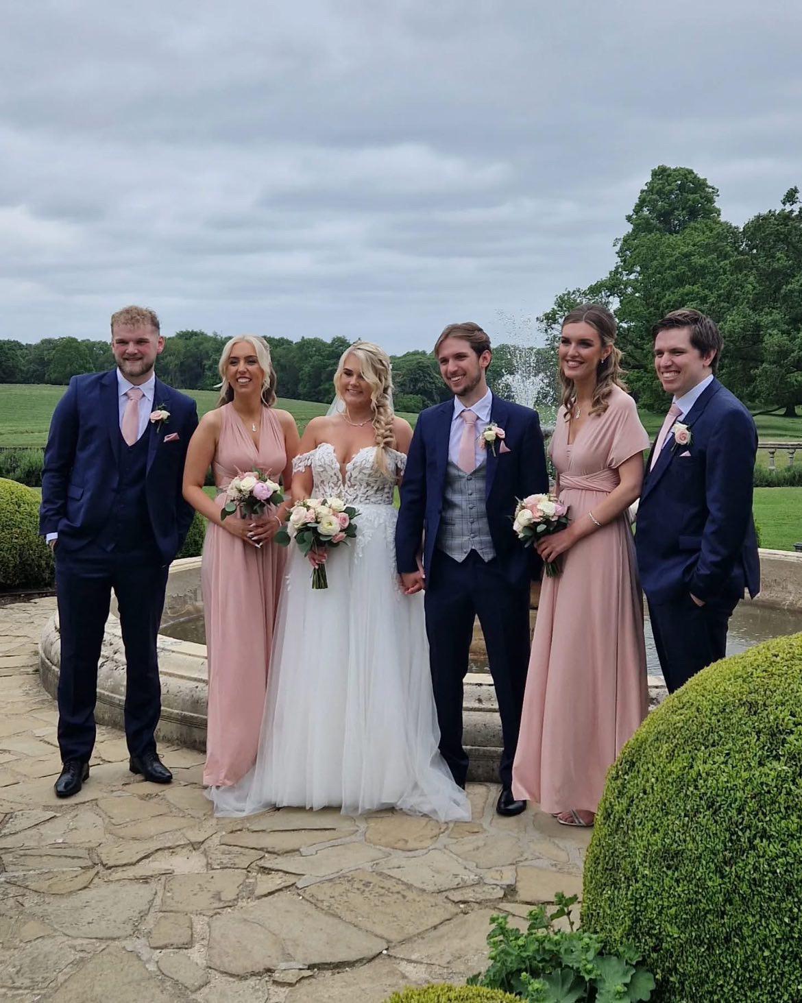 his and hers bridesmaid dresses Tea Rose Multiway Dress: Handmade, Prom Dress, Evening Gown maid of honor and bridesmaid dresses