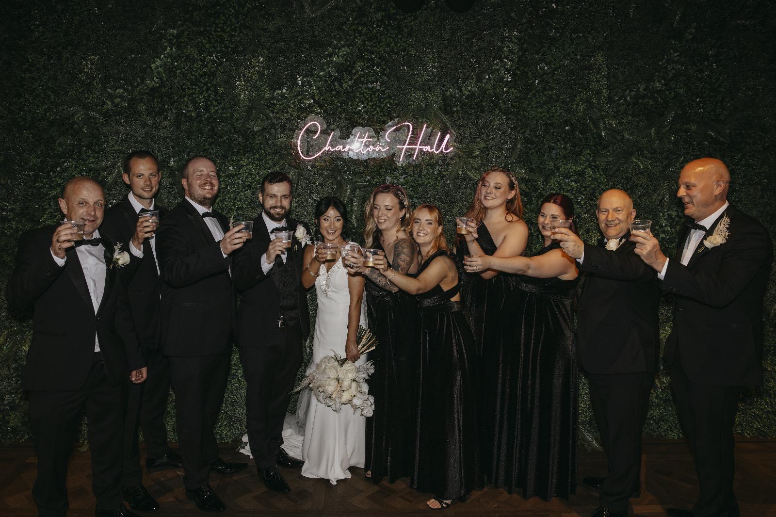 Black Velvet Multiway Bridesmaid Dress: Handmade