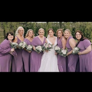 Classic Multiway Infinity Bridesmaid Dress in Charcoal For Sale Online