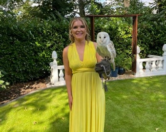 YELLOW Multiway Bridesmaid Dress: Handmade