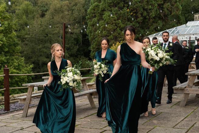 BOTTLE GREEN VELVET Multiway Dress Copper Dress Bridesmaid BOTTLE GREEN VELVET Multiway Dress Copper Dress Bridesmaid