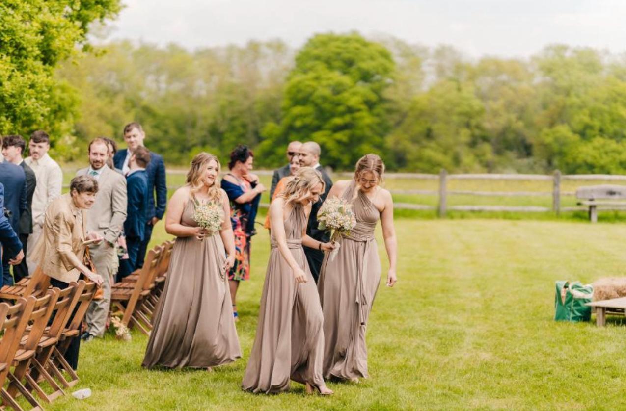 FAWN Multiway Bridesmaid Dress: Handmade, Taupe - Etsy Canada